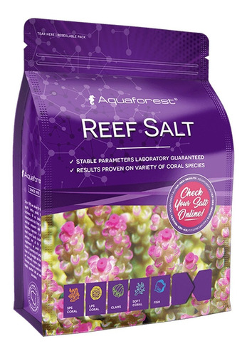 Aquaforest Reef Salt 7.5k Sal Marina Sintetica Marinos Coral