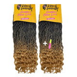 Goddes Faux Locs Blackbeauty 2 Pct+agulha(70 Dread Cada Pct)