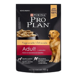 Pro Plan Pouch Perro Adulto Pollo 100g X 15u Vet Juncal