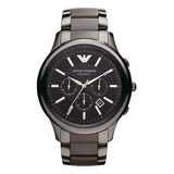 Reloj Negro Emporio Armani Ar1451 Para Hombre