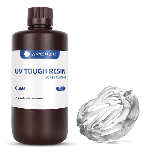 Resina Anycubic 1kg Resistente Flexible En La Presión Tough