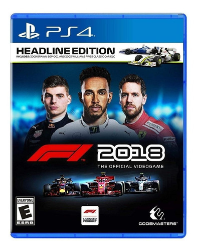 F1 2018  Headline Edition Codemasters Ps4 Físico