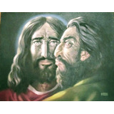 Pintura De Cristo. La Traición De Judas. Urge Vender