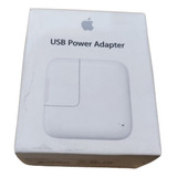 Cargador Adaptador Apple Usb 12w iPad iPhone Color Blanco