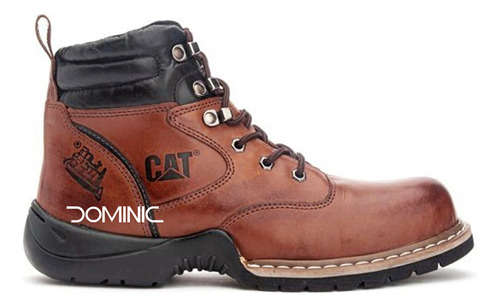 Borcego Cuero Hombre Urbano Steel Toe Caterpillar Import