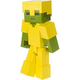 Figura Grande De Zombie Blindado De Minecraft