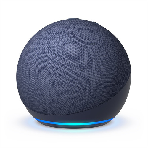 Asistente Virtual Amazon Echo Dot 5ta Gen Con Reloj Azul