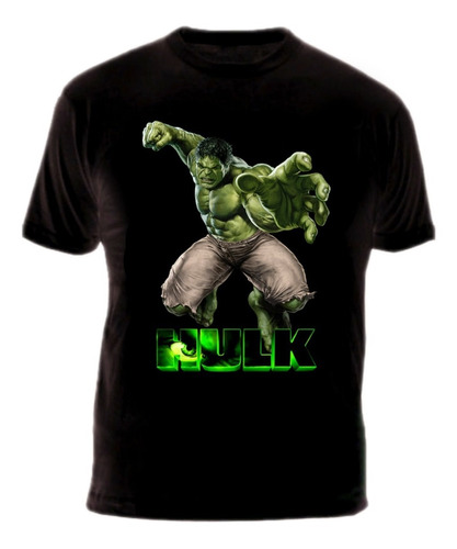 Remera Adulto El Increíble Hulk 100% Algodón