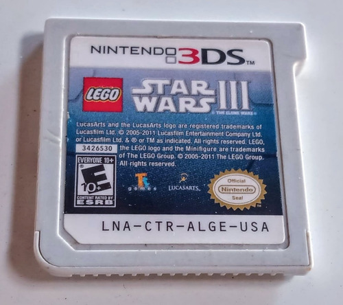 Lego Star Wars Iii: The Clone Wars Nintendo 3ds 2ds Físico