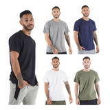 Pack X5 Remeras Basicas Hombre 100% Algodon Colores Surtidos