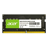 Acer Memoria Ram Ddr4 Módulo De 8gb 2666mhz Cl19 Sodimm