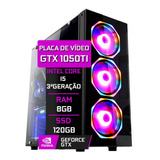 Pc Gamer Fácil Intel Core I5 3ª 8gb Gtx 1050ti 4gb Ssd 120gb