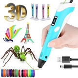 Lápiz 3d Led Diy Pantalla De Impresión 3d+recarga De 59 M