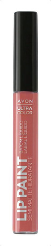 Avon Lip Paint Labial Líquido Semi Matte Hidratante Color Candy Pink