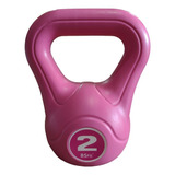 Pesas Rusas Bsfit Kettlebell Plastica 2kg Fitness Mancuerna 