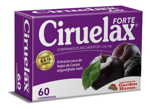 Ciruelax Forte Caja X 60 Capsulas - Unidad a $893