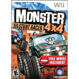 Monster 4x4 Stunt Racer Con La Rueda - Nintendo Wii.