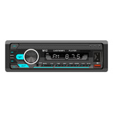 Auto Estéreo Coche Mp3 Luces Coloridas Aux Bluetooth Subwoof