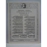 Partitura Piano Étude Op. 25 Nº 1 Chopin Rev. A. Friedheim