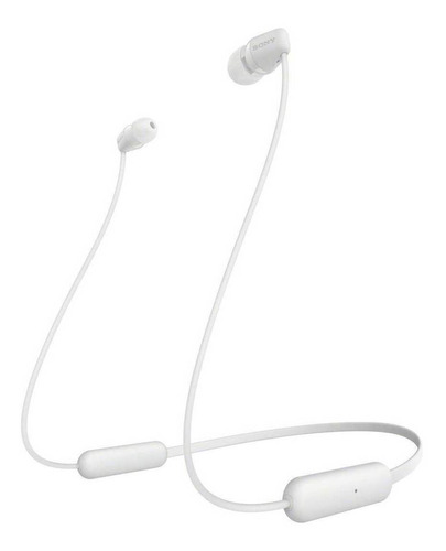 Auriculares Internos Inalámbricos Sony Wi-c200 Color Blanco