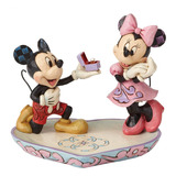 Mickey Y Minnie Mouse Propuesta Resina Enesco Disney Color Unico