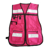 Chaleco Brigadista Unitalla Rosa