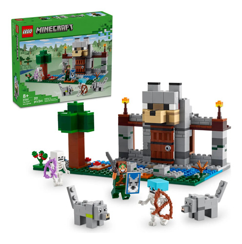 Lego Minecraft La Fortaleza-lobo 21261 - 312pz