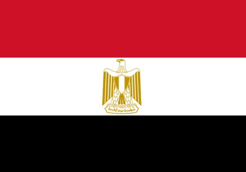 Bandera Egipto 1mtr X 1.5mtrs Poliester Estampado