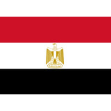 Bandera Egipto 1mtr X 1.5mtrs Poliester Estampado