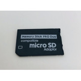 Adaptador Micro Sd Para Memória Psp - Pronta Entrega