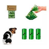 45 Pz Bolsas Biodegradables P/ Heces D Perro Diseño 3 Rollos