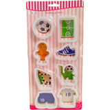 Set X8 Cortantes Futbol Camiseta Copa Botín Pelota Cookies