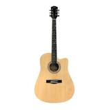 Guitarra Acustica Parquer 41 Con Corte Con Funda 