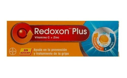 Redoxon Plus Vitamina C + Zinc, 10 Tabletas Efervescentes