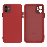 Capinha Flexível Para iPhone 11 Em Silicone Liso Colorido