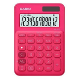 Calculadora Casio De Escritorio Ms-20uc - Color Rojo