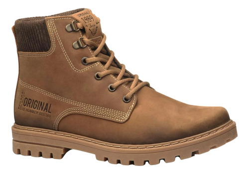 Bota Coturno Masculina De Couro Latego Pegada 181502-01