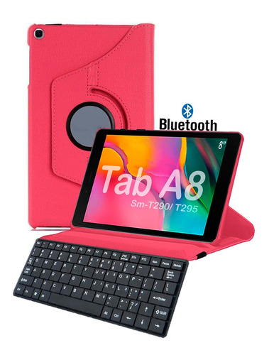 Melhor Capa De Tablet Teclado T295 A8 + Caneta Mais Vendida