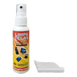 Kit Limpa Telas Notebooks Tvs Gps Celular Vidros Bactericida