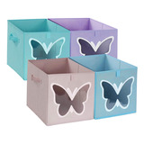Contenedores De Almacenamiento Homyfort Cube Para Niños 11x1