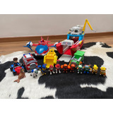 Colección De Paw Patrol Avión, Barco Y Mini Figuras