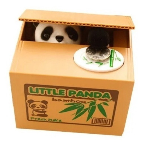 Alcancia Animal Panda Roba Monedas Regalo Juguete Pro