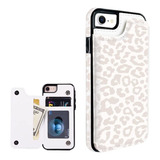 Funda Tarjetera Para iPhone 6 / 6s / Se 2020 / 7 / 8 Leop...