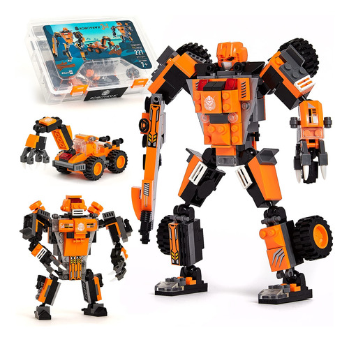 Jitterygit Robot Building Toy Regalo Para Niños, Regalo De V