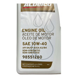 Aceite Para Motor Acdelco 10w40 Semi-sintético Para Autos