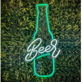 Luminoso Painel Neon Led Beer Cerveja Decoração