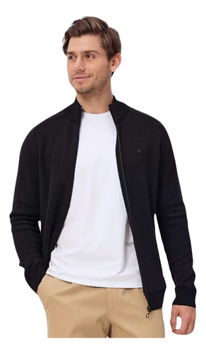 Casaco Masculino Com Zíper Blusa De Frio Sueter Tricot Frio