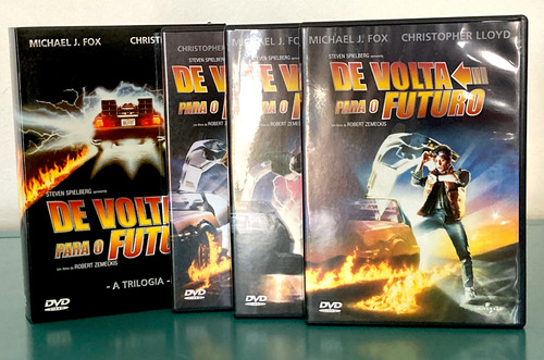 Box Dvd Trilogia  De Volta Para O Futuro 