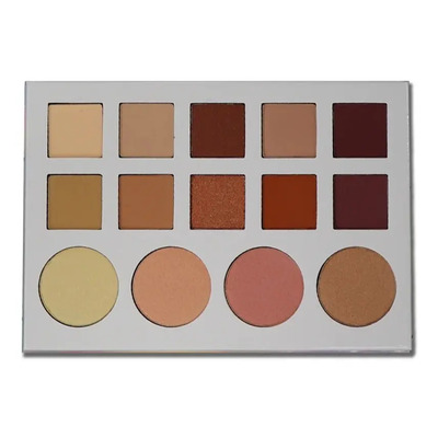 Paleta 10 Sombras Neutrales + Iluminadores The Makeup Shack Forbidden Love Palette