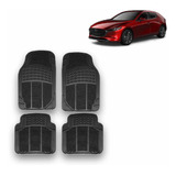 Kit 4 Tapetes Mazda 3 Hb/sedan 2004/2020 Black + Regalo!